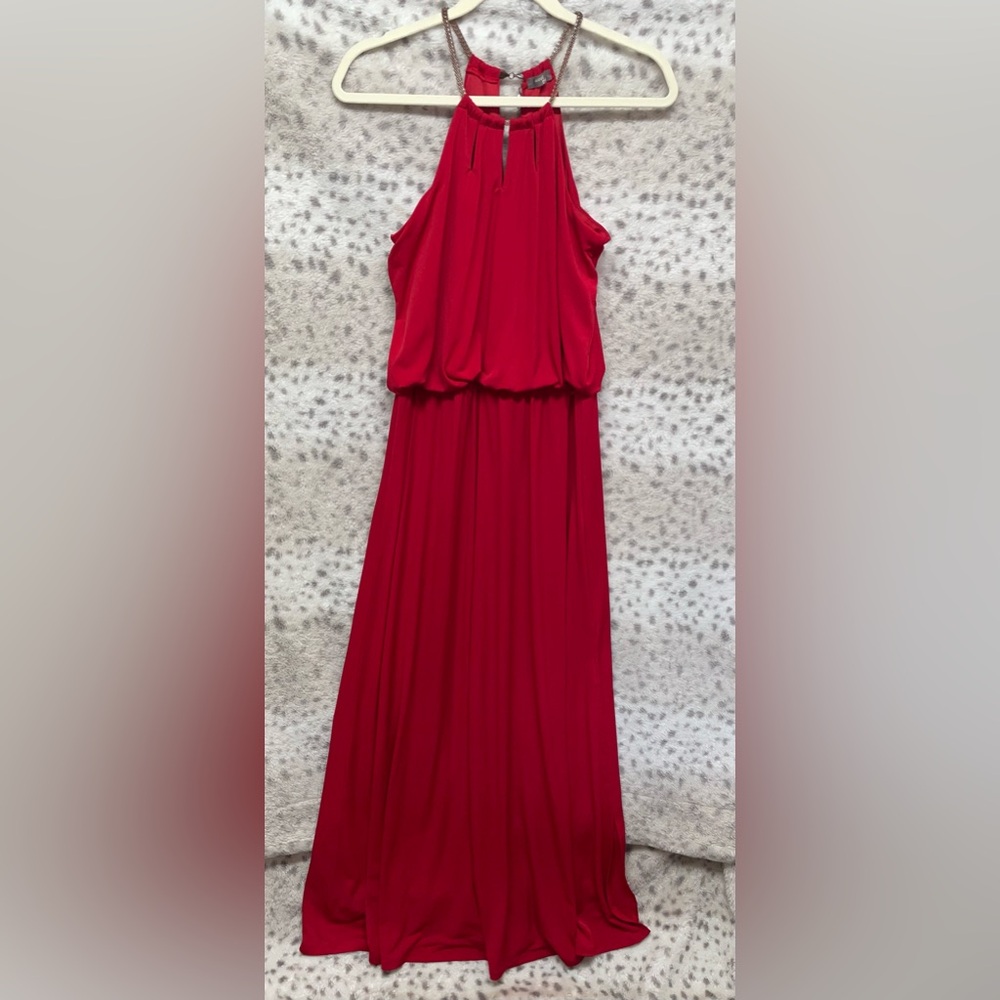 SWEET DAISY HIGH NECK MAXI DRESS